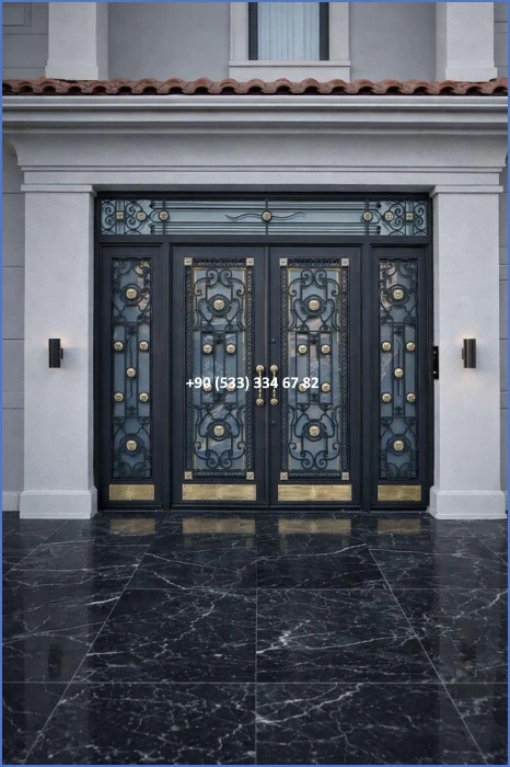 VİLLA KAPILARI-FERFORJE VİLLA KAPILAR-VİLLA GİRİŞ KAPILAR-BAHÇE KAPILARI-FERFORJE KAPILAR dek113