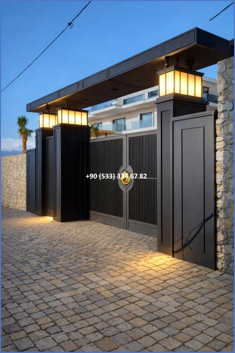 VİLLA KAPILARI-FERFORJE VİLLA KAPILAR-VİLLA GİRİŞ KAPILAR-BAHÇE KAPILARI-FERFORJE KAPILAR dek133