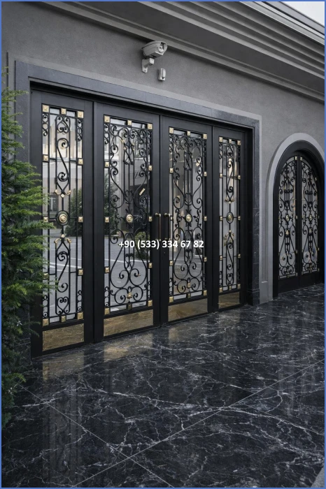 VİLLA KAPILARI-FERFORJE VİLLA KAPILAR-VİLLA GİRİŞ KAPILAR-BAHÇE KAPILARI-FERFORJE KAPILAR dek120