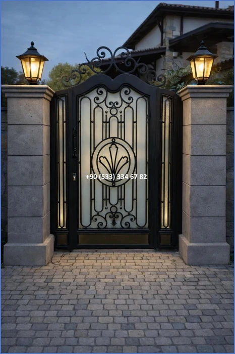 VİLLA KAPILARI-FERFORJE VİLLA KAPILAR-VİLLA GİRİŞ KAPILAR-BAHÇE KAPILARI-FERFORJE KAPILAR dek121